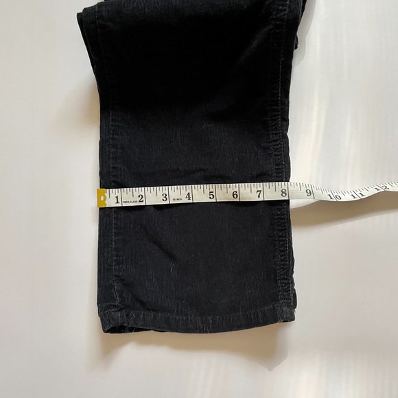 Black Sutton Straight Corduroy Pants - Picture 10 of 14